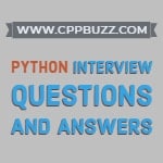 Python programming interview questions and answers